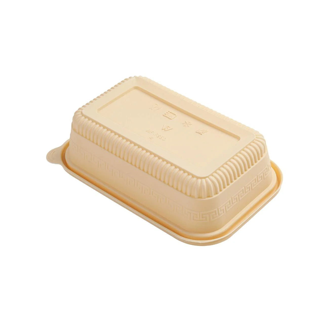 200x Maaltijdbak PP & Mais 750ml inclusief Deksel 19.55x12.75x5.57cm