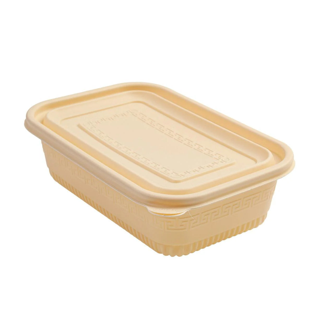 200x Maaltijdbak PP & Mais 750ml inclusief Deksel 19.55x12.75x5.57cm