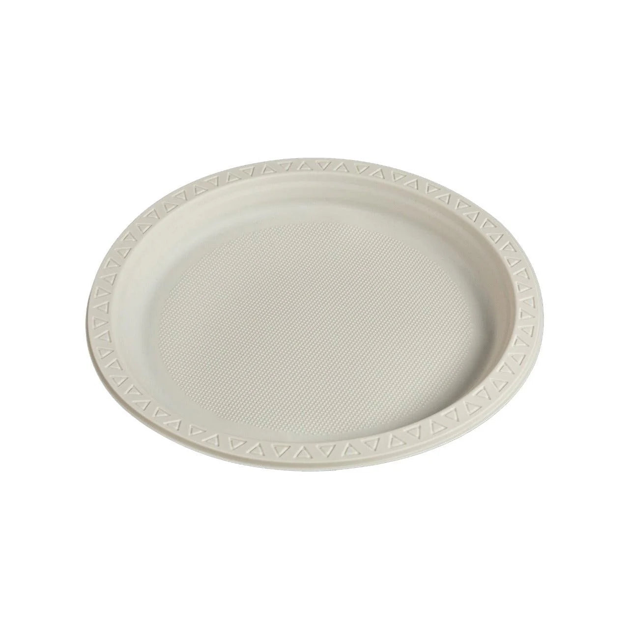 250x Herbruikbaar Bord Ø23 cm – PP &amp; Mais – 9 inch – 2,5 cm hoog