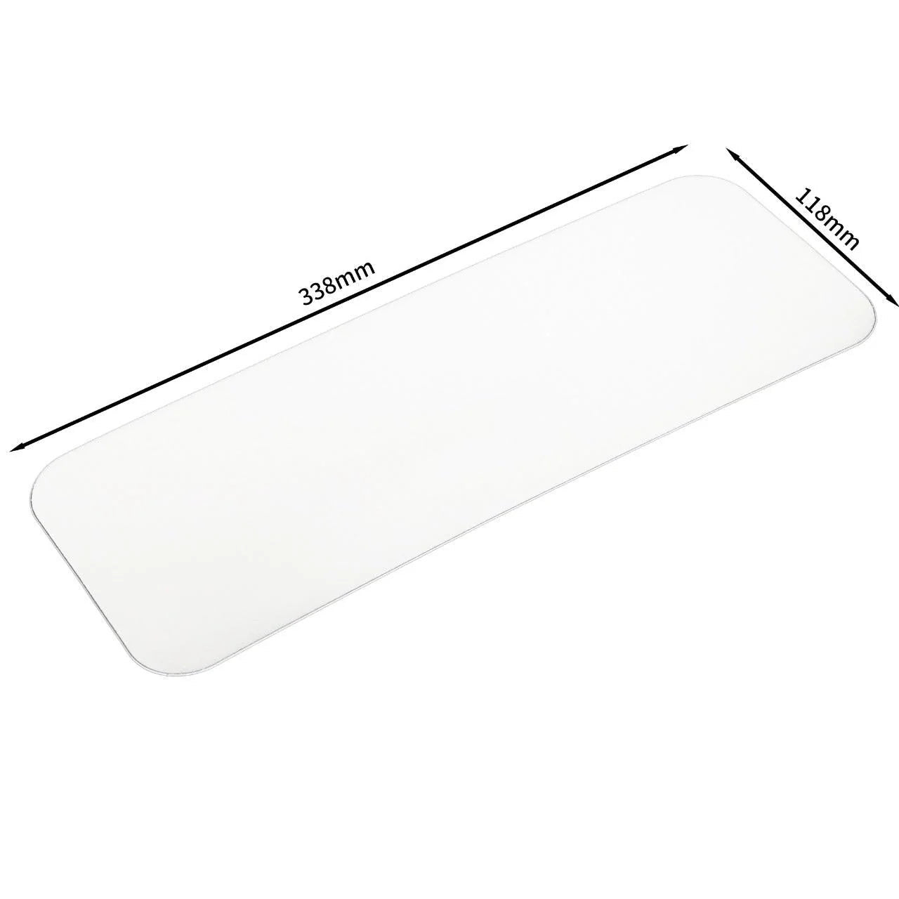 125x Deksel voor Aluminium Bak 1400 ml – 338 x 118 mm