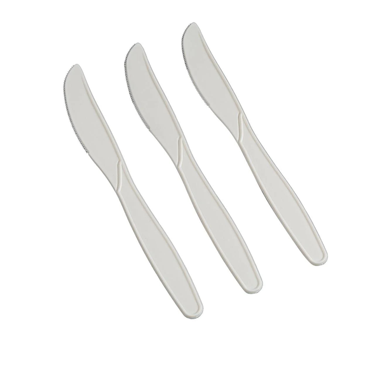 50x Herbruikbaar Mes 185mm – Wit