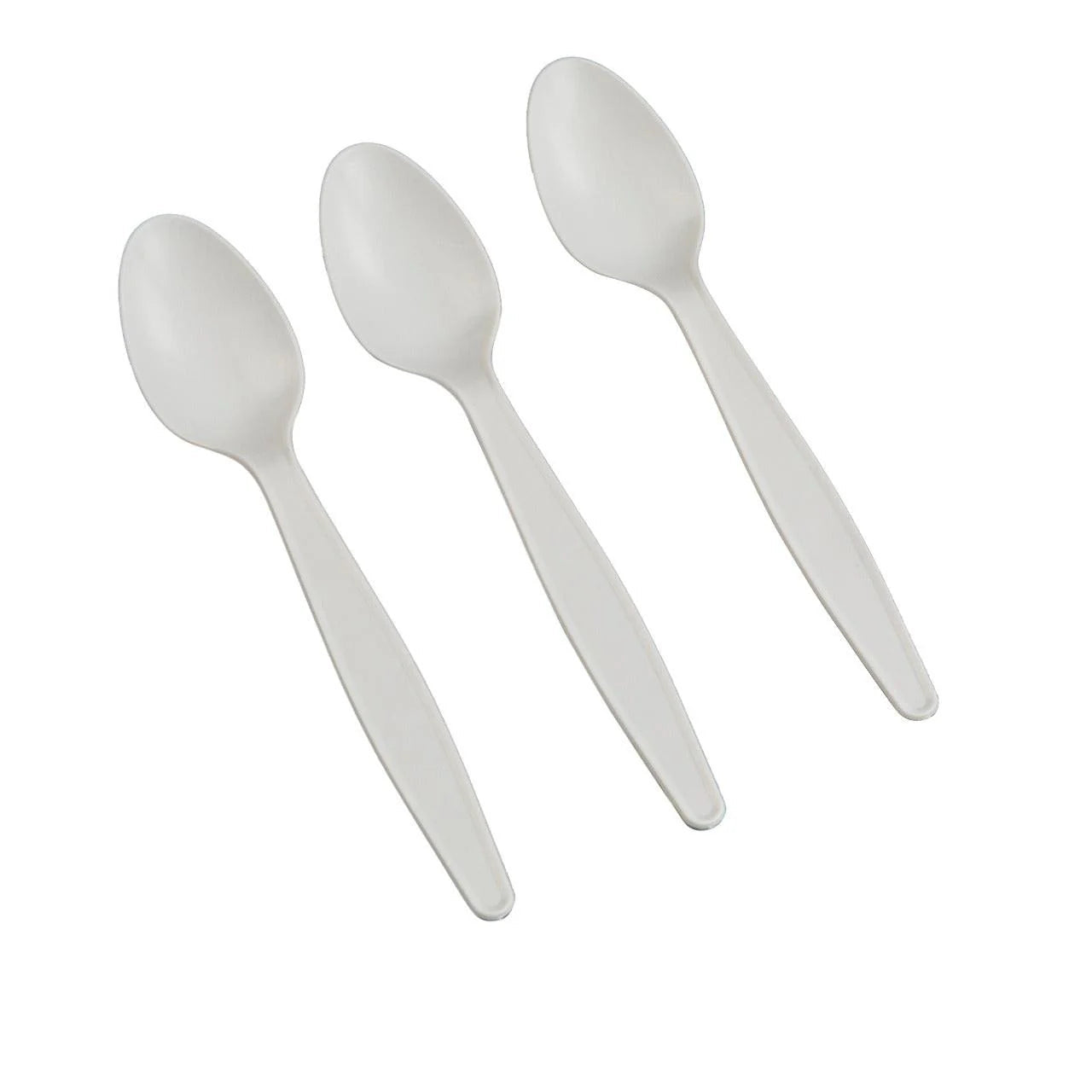 50x Herbruikbare Lepel 160mm – Wit