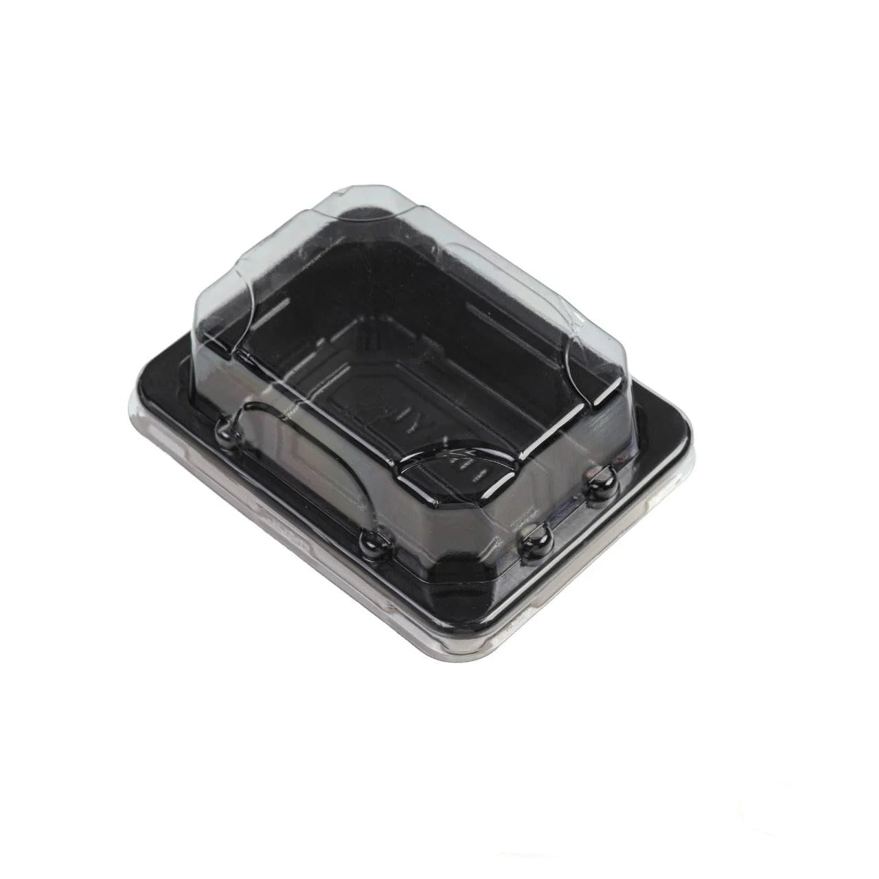 1200x Sushi Tray + Deksel 96x71x21mm – Zwart