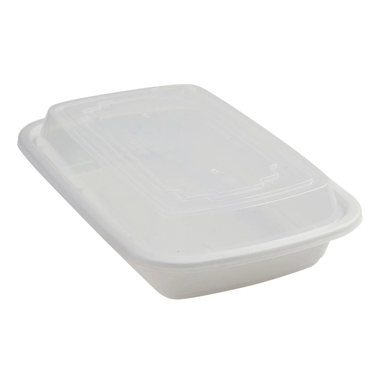 150x Maaltijdbak PP 880ml met Deksel – Wit | Stevig en Herbruikbaar (Set)