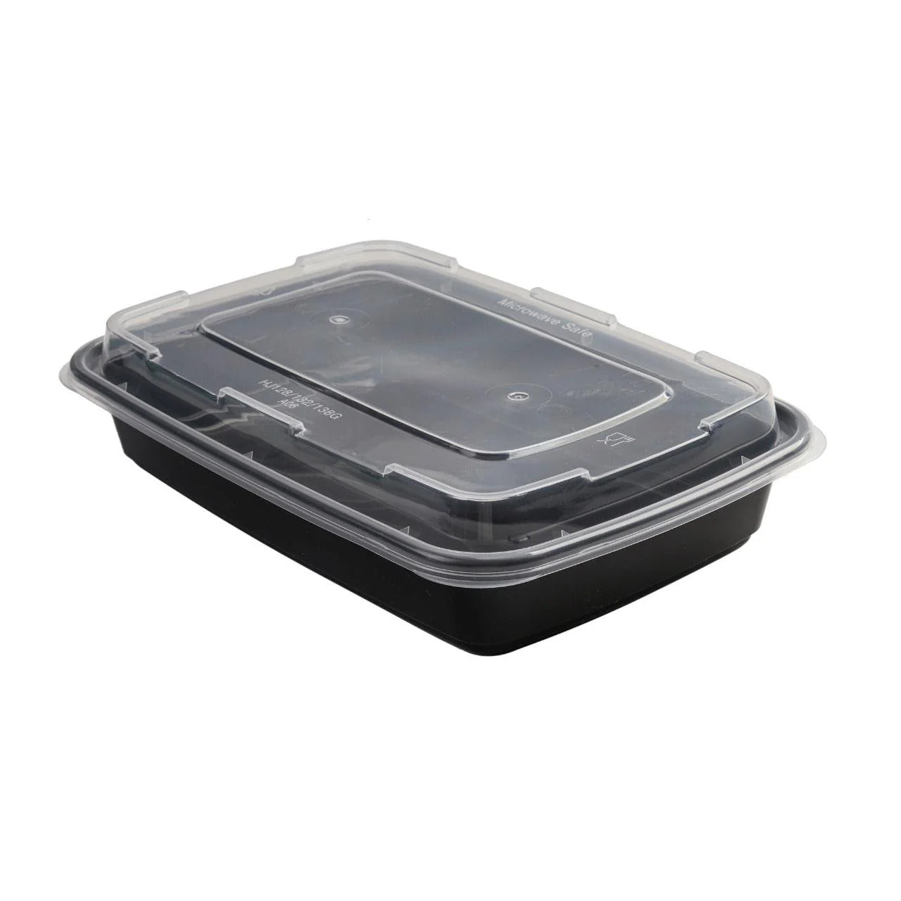150x Maaltijdbak PP 940ml met Deksel – Zwart | Stevig en Herbruikbaar (Set)