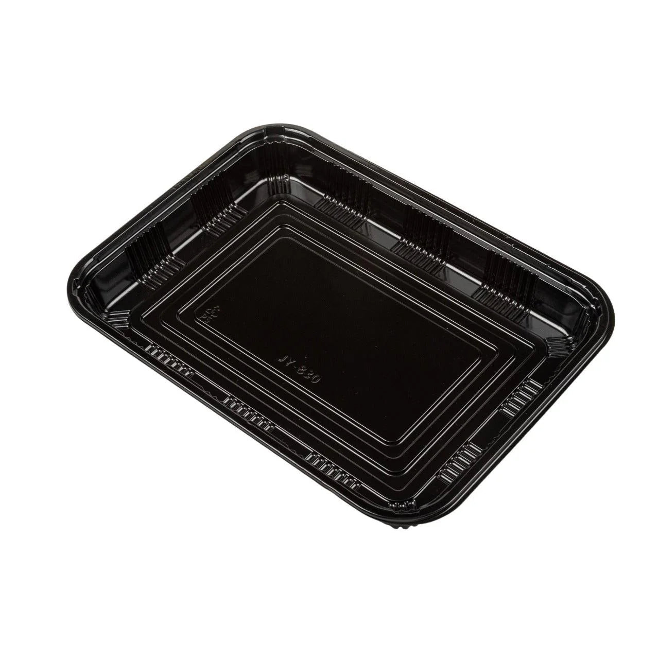 200x Sushi Tray + Deksel 268x200x34mm – Zwart