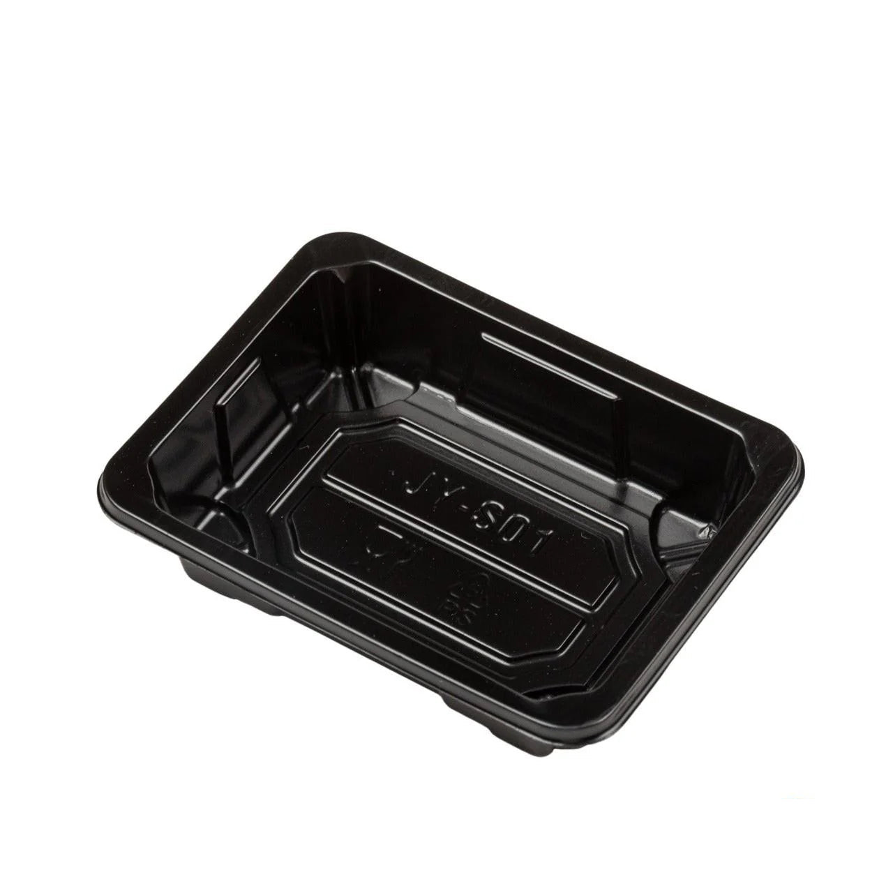 1200x Sushi Tray + Deksel 96x71x21mm – Zwart