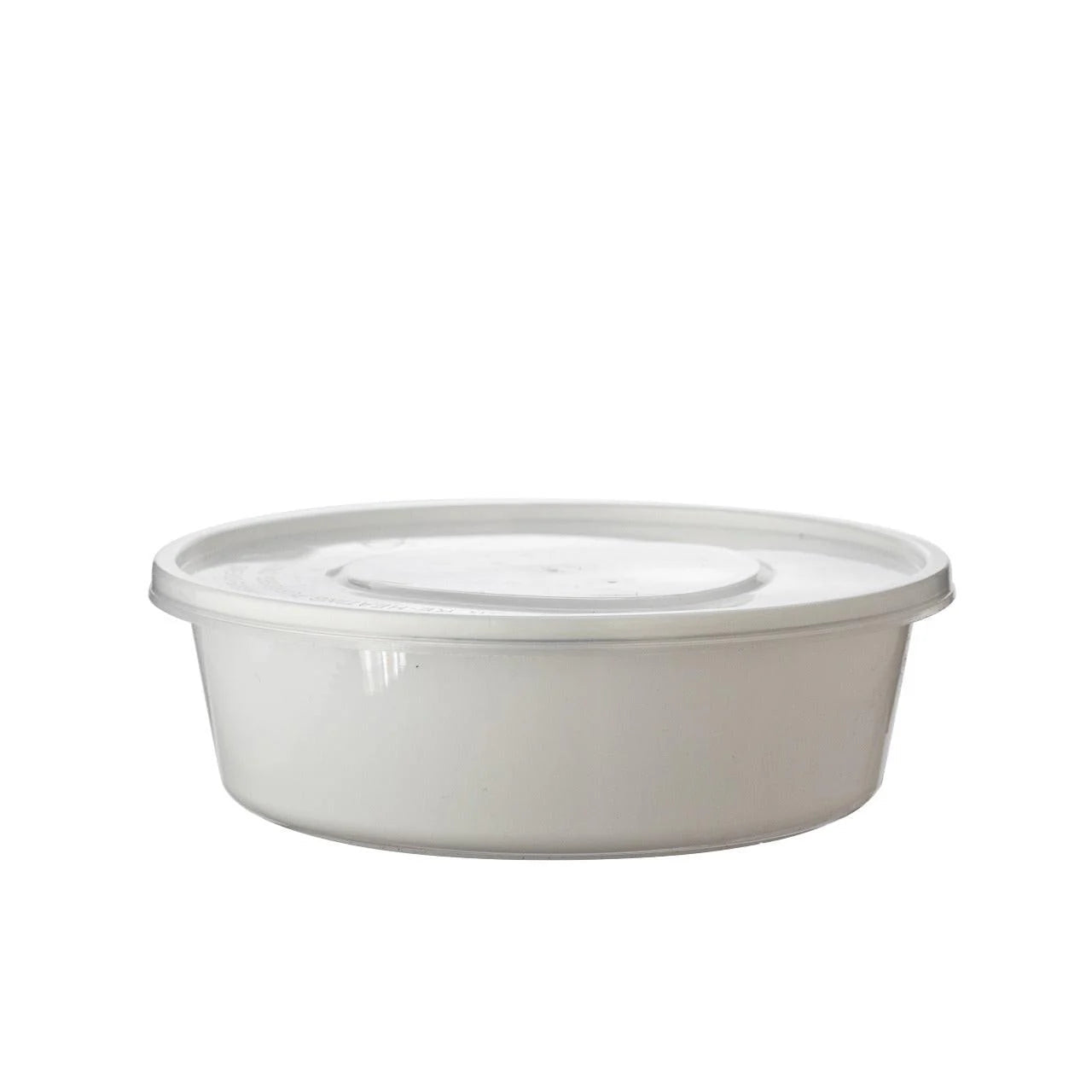 450x Asian Soep- of Pokébowl + Deksel – 300 ml 10oz – Wit – Herbruikbaar PP