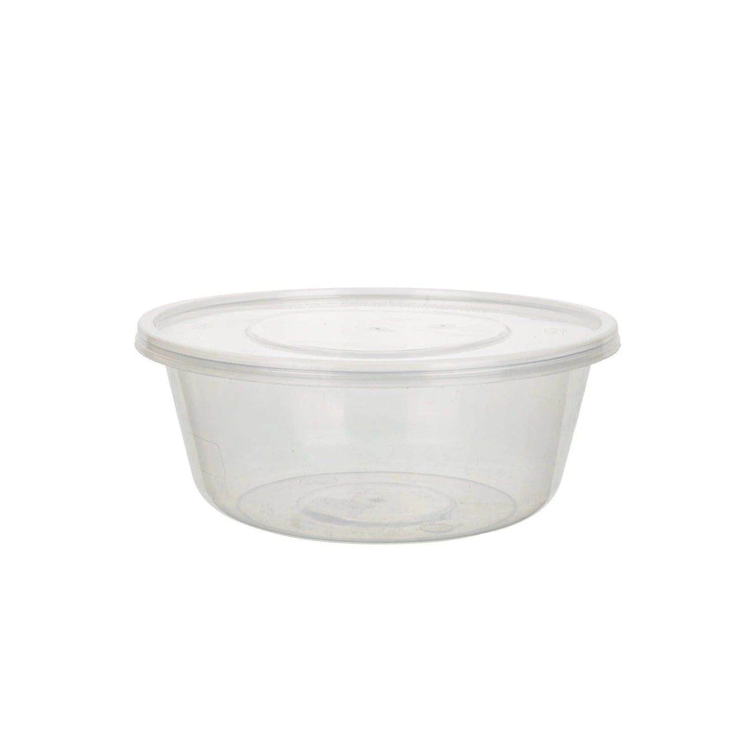300x Asian Soep- of Pokébowl + Deksel – 500/600 ml 20oz – Transparant – Herbruikbaar PP  Ø148mm