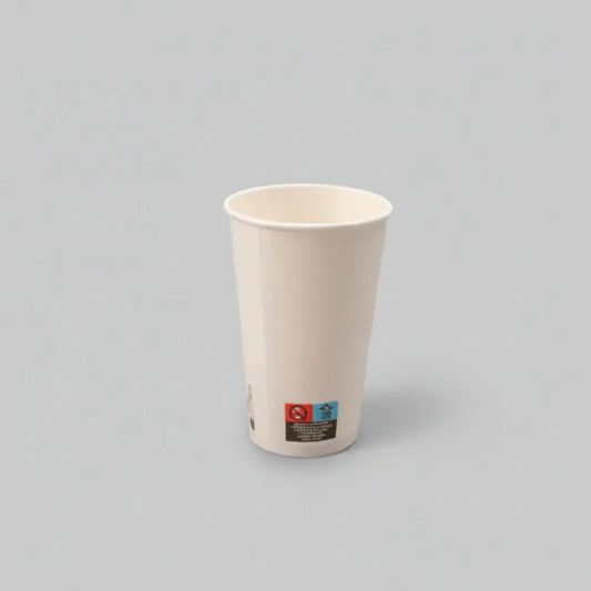 1000x Kartonnen koffiebeker 360cc 12oz wit FSC Mix