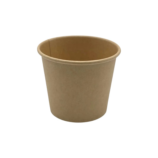 1000x Kartonnen Saus Cup 4oz 120ml Ø67mm Kraft