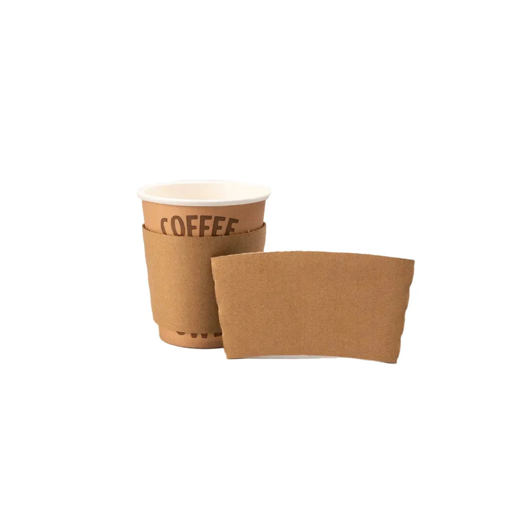 1000x Sleeve voor koffiebekers 230cc BIO