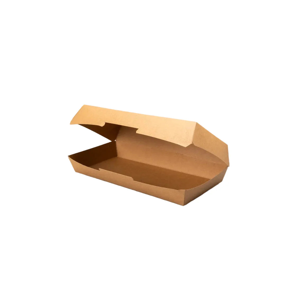 300x Panini baguette box 26,5x12,2x7cm karton FSC