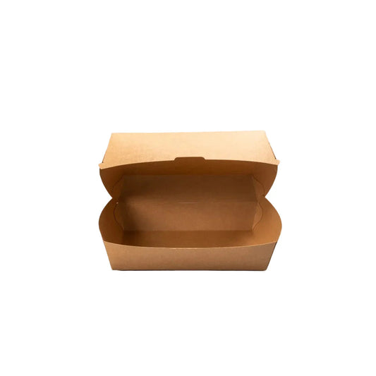 300x Lunch box 14x10x8cm kraft