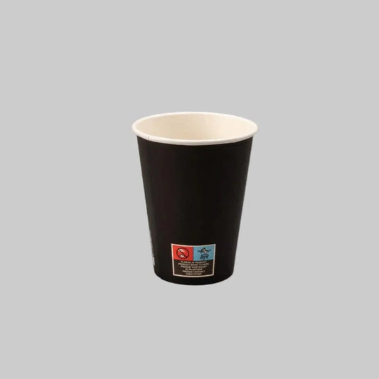 500x Milkshakebeker middel 450ml 16oz zwart FSC Mix