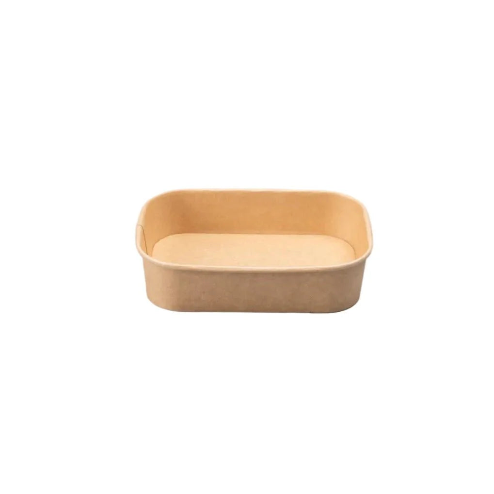 300x Maaltijdbak karton 500ml Kraft