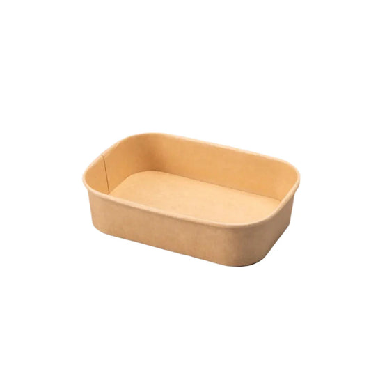 300x Maaltijdbak karton 500ml Kraft