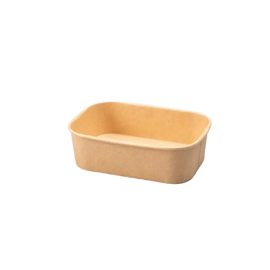 300x Maaltijdbak karton 650ml Kraft