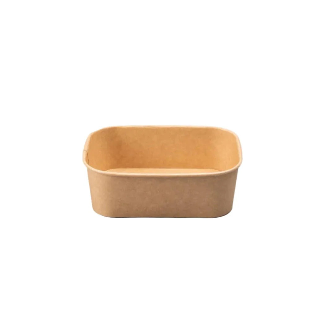 300x Maaltijdbak karton 750ml Kraft