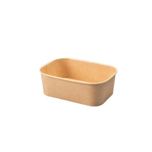 300x Maaltijdbak karton 750ml Kraft