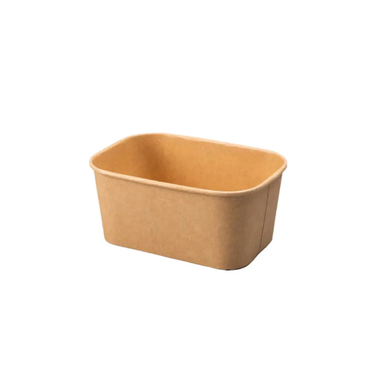 300x Maaltijdbak karton 1000ml Kraft