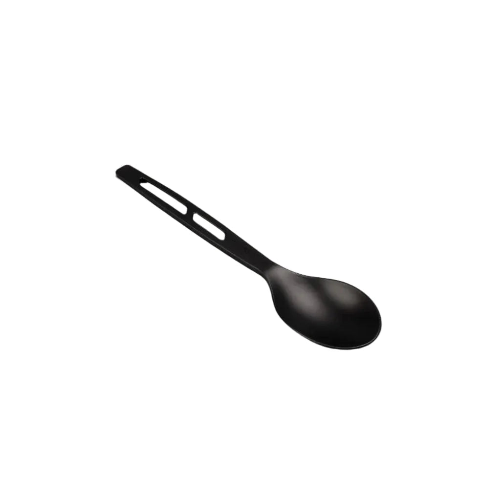 1000x Herbruikbare lepel 165mm CPLA zwart BIO