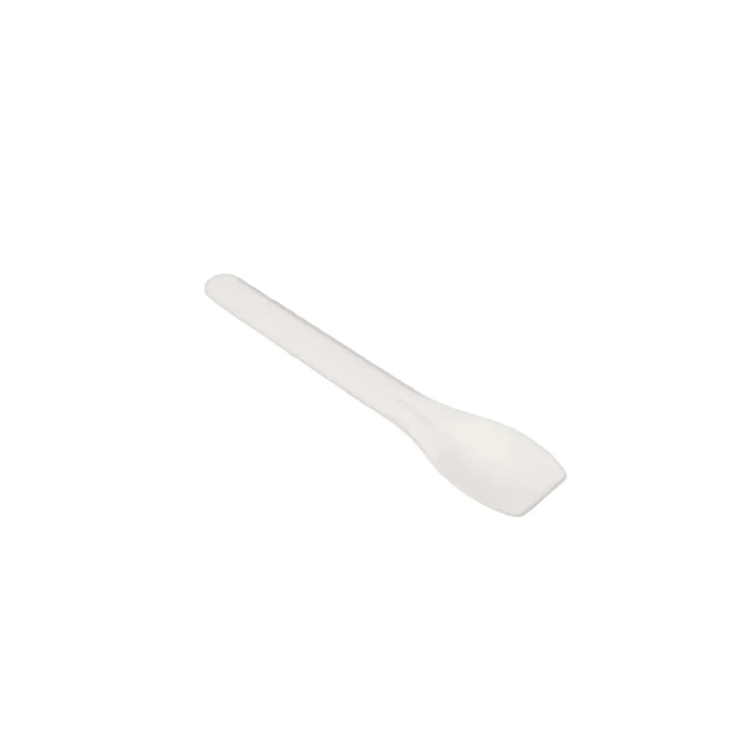 2000x Herbruikbare ijslepel 90mm CPLA wit BIO