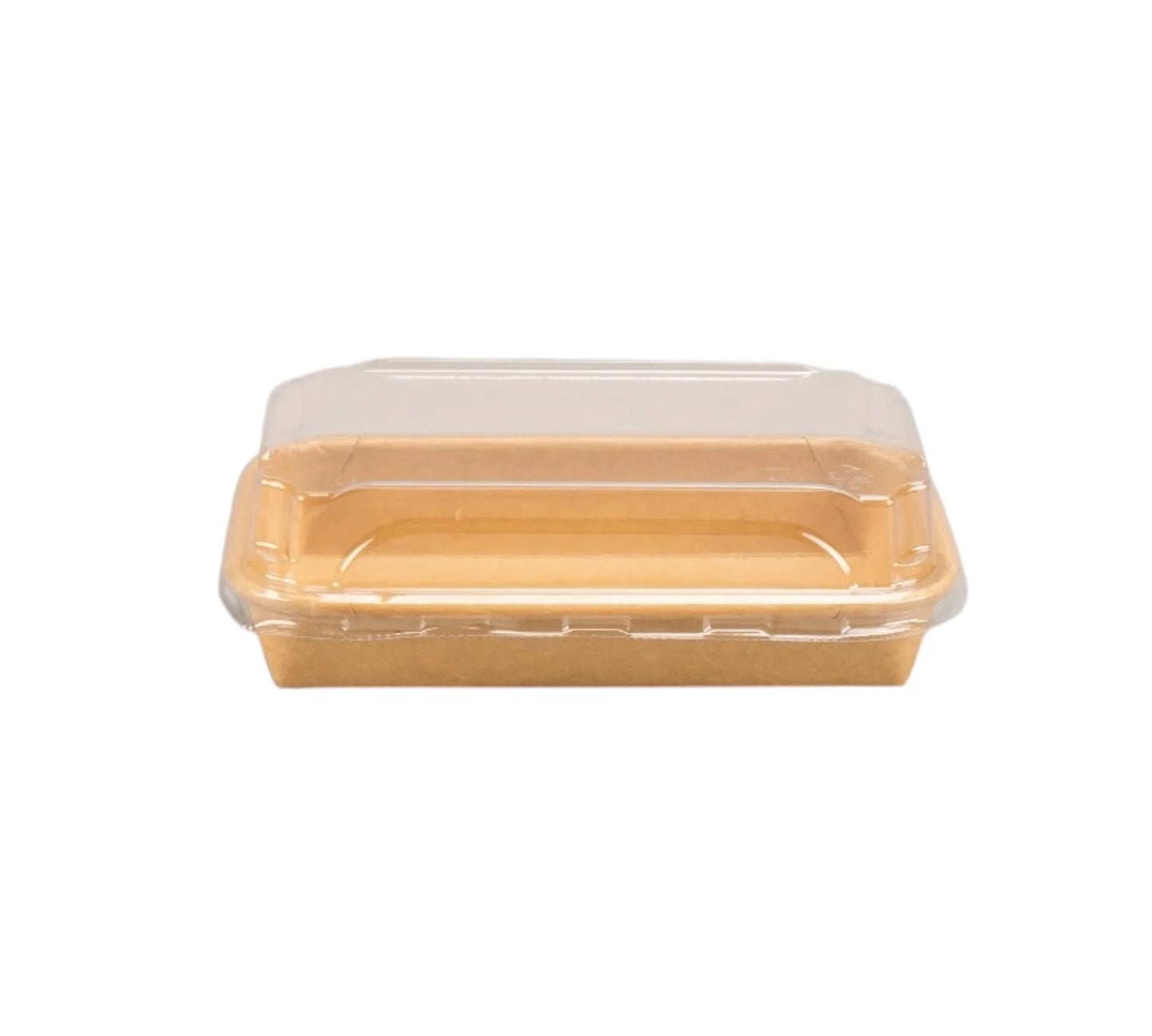300x Sushi tray karton + deksel 160x90x25 Kraft