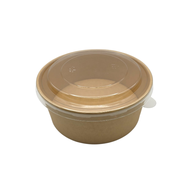 300x Salade / Poke Bowls 750 ml– Kraft – Ø150 mm