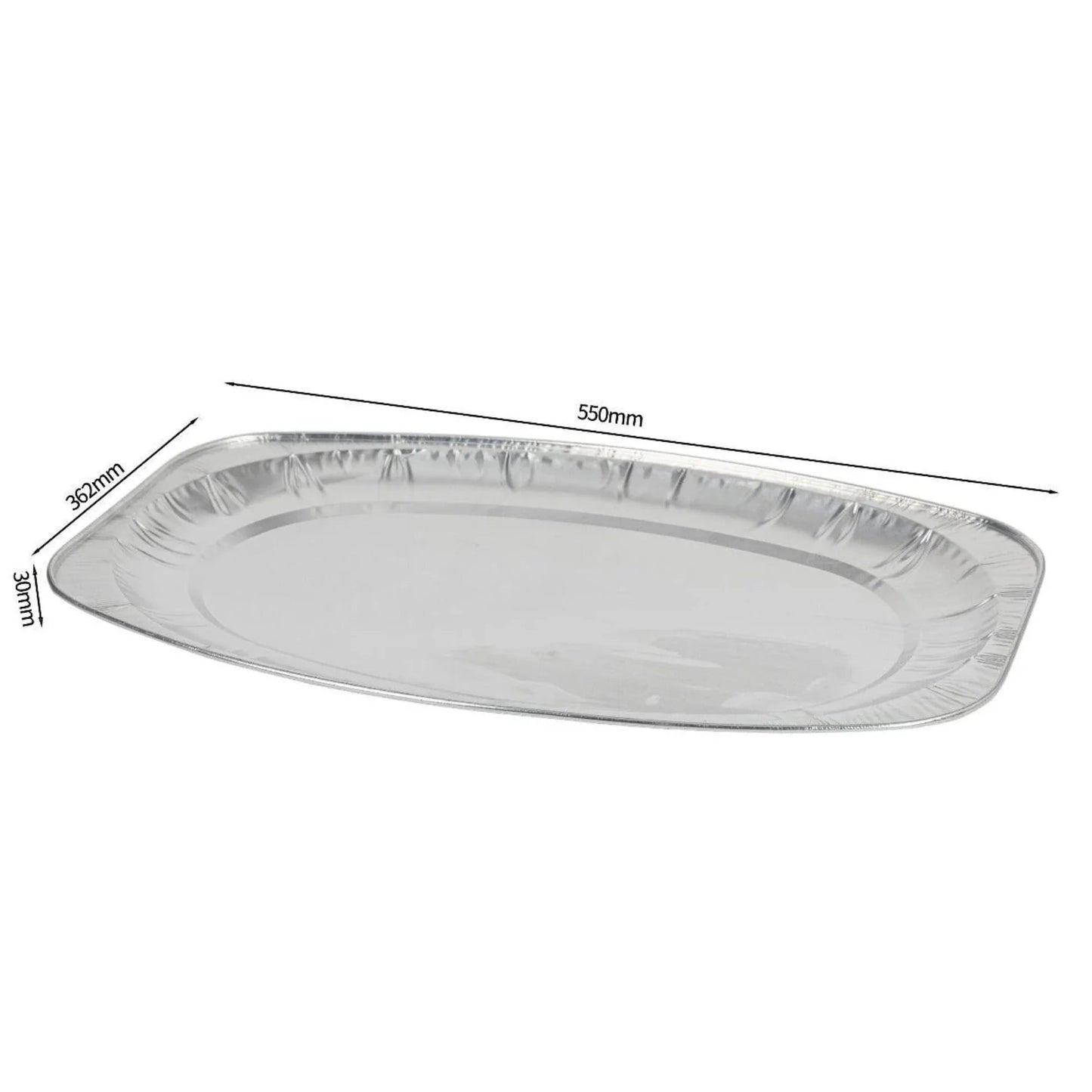 100x Cateringschaal Aluminium  426mm x 286mm x 29mm