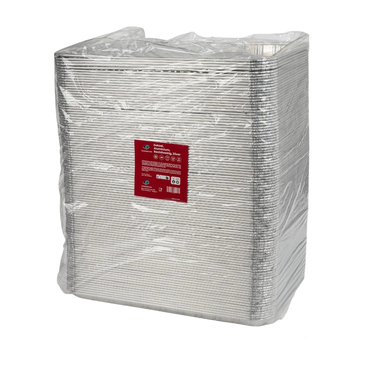50x Aluminium Bak  410x260x25 mm Inhoud 1700 ml