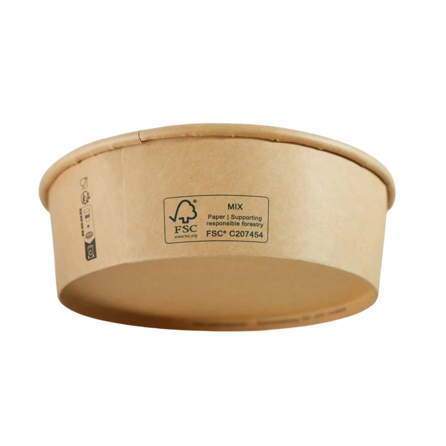 Salade Poke Bowl 1000ml Ø150mm 32oz   BIO en FSC-gecertificeerd Kraft