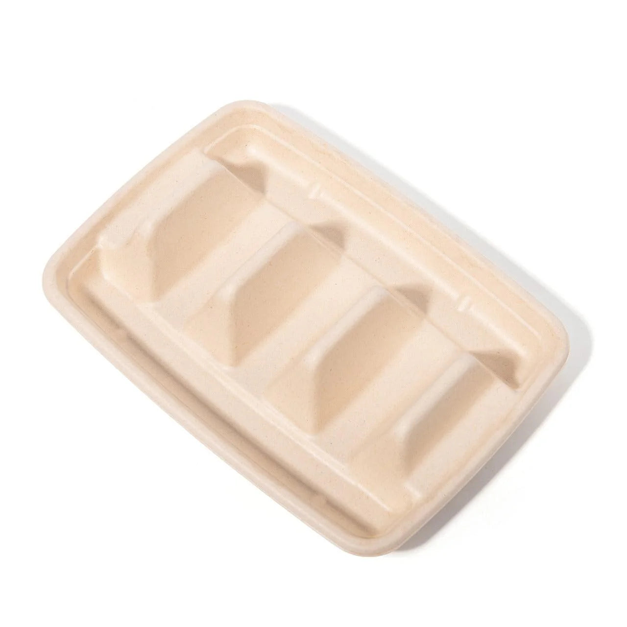 100x Suikerriet tacohouders voor, taco tray houder, taco staat voor 3 taco's BIO Plasticvrij Bagasse