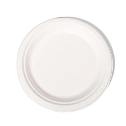 500x Bord Ø22 cm suikerriet BIO bagasse Plasticvrij