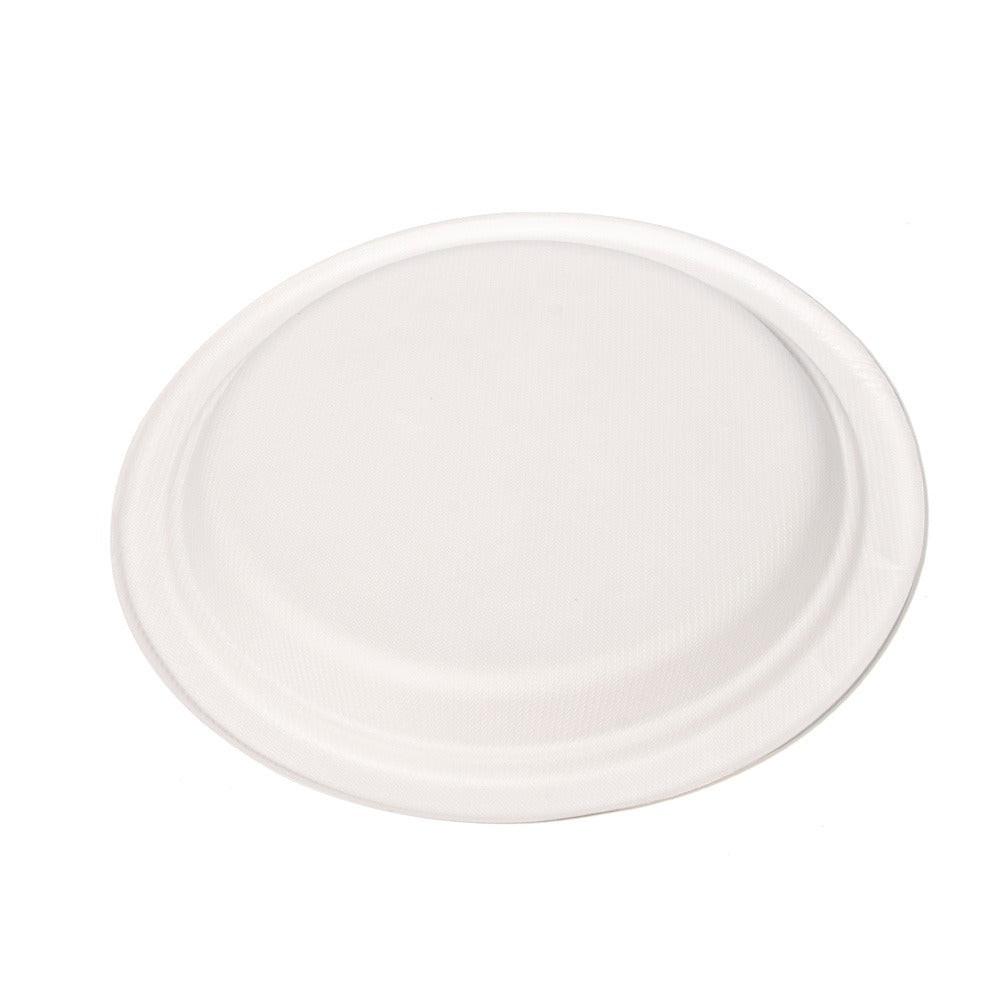 1000x Bord Ø15.5 cm suikerriet BIO bagasse Plasticvrij 6 inch