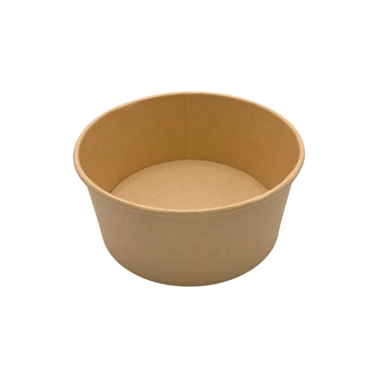 300x Salade / Poke Bowls 1200 ml– Kraft – Ø165 mm