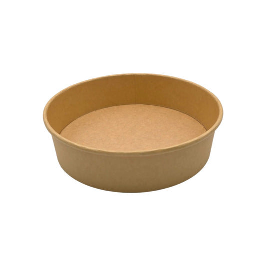 300x Salade / Poke Bowls 1100 ml– Kraft – Ø185 mm