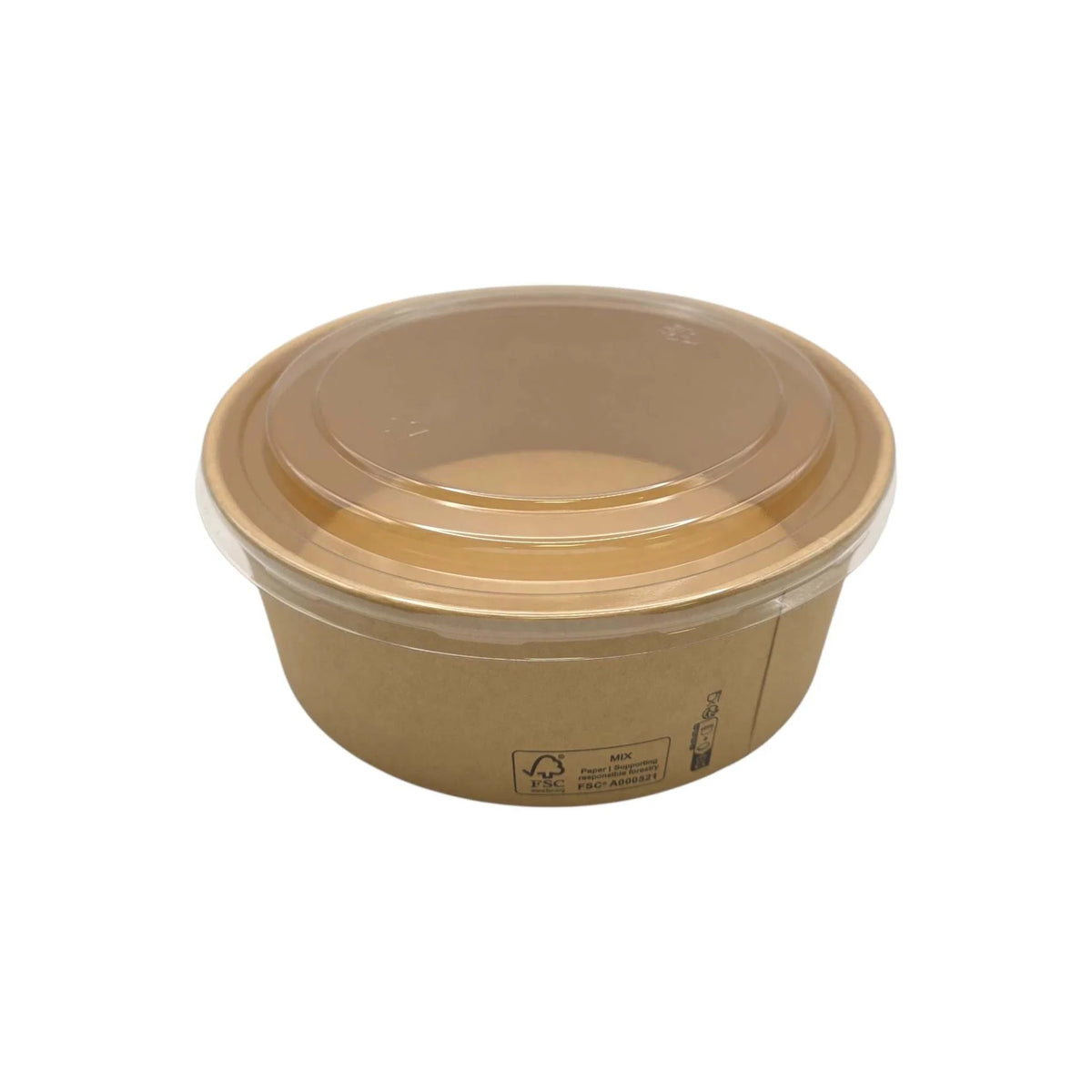 300x Salade Poke Bowl 1100ml 38oz Ø185mm kraft