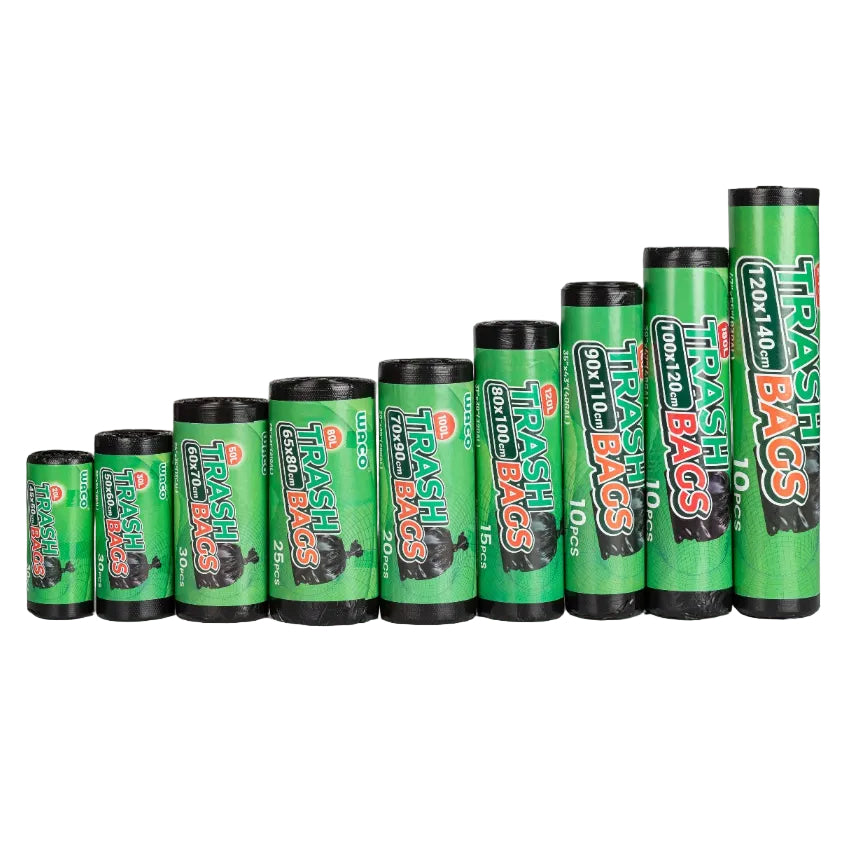 Zwarte Afvalzakken 20L – 45x50 cm – 30 Stuks op Rol