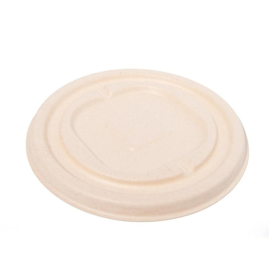 600x Deksel voor Kom 950ml Ø175mm (32oz) Bagasse Suikerriet BIO